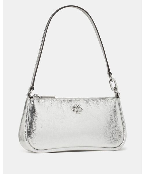 kate spade new york（ケイトスペード ニューヨーク）の「ケイラ メタリック コンバーチブル リストレット（ポーチ・レディース・グレー・ONESIZE）」の2枚目の写真