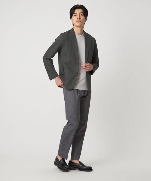 A DAY IN THE LIFE UNITED ARROWS(アデイインザライフユナイテッドアローズ)の「サッカー カーディガンジャケット<A DAY IN THE LIFE>(カーディガン/ボレロ・メンズ・ネイビー/ダークグレー・L/M/S/XL)」の5枚目の写真