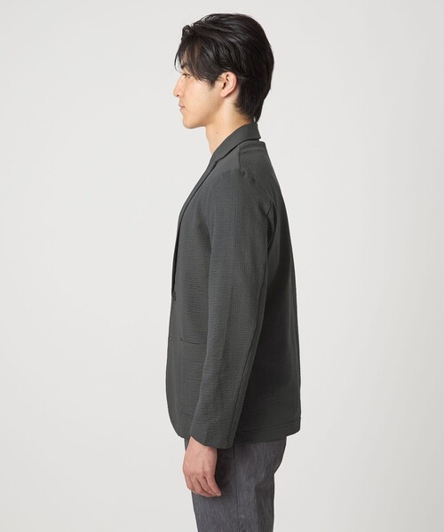 A DAY IN THE LIFE UNITED ARROWS(アデイインザライフユナイテッドアローズ)の「サッカー カーディガンジャケット<A DAY IN THE LIFE>(カーディガン/ボレロ・メンズ・ネイビー/ダークグレー・L/M/S/XL)」の10枚目の写真