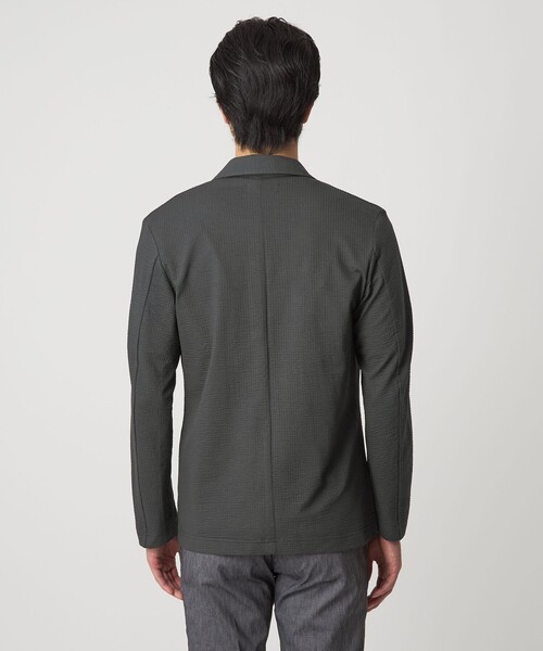 A DAY IN THE LIFE UNITED ARROWS(アデイインザライフユナイテッドアローズ)の「サッカー カーディガンジャケット<A DAY IN THE LIFE>(カーディガン/ボレロ・メンズ・ネイビー/ダークグレー・L/M/S/XL)」の11枚目の写真
