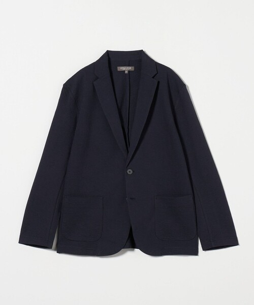 A DAY IN THE LIFE UNITED ARROWS(アデイインザライフユナイテッドアローズ)の「サッカー カーディガンジャケット<A DAY IN THE LIFE>(カーディガン/ボレロ・メンズ・ネイビー/ダークグレー・L/M/S/XL)」の12枚目の写真