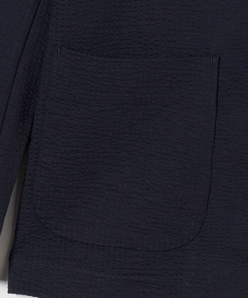 A DAY IN THE LIFE UNITED ARROWS(アデイインザライフユナイテッドアローズ)の「サッカー カーディガンジャケット<A DAY IN THE LIFE>(カーディガン/ボレロ・メンズ・ネイビー/ダークグレー・L/M/S/XL)」の16枚目の写真