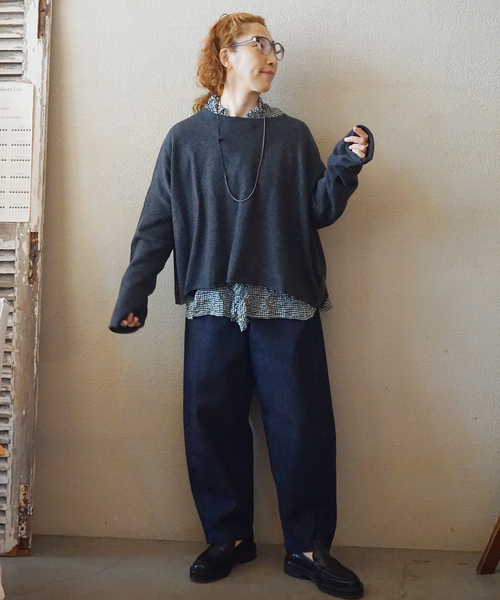 JOURNAL STANDARD LUXE（ジャーナルスタンダード　ラックス）の「13.8OZデニム ワーク5PK（デニムパンツ・レディース・ネイビー・SMALL/MEDIUM）」の2枚目の写真