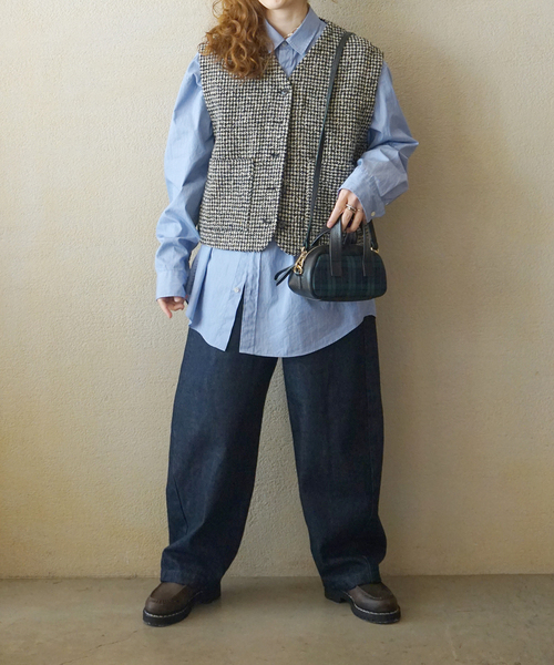 JOURNAL STANDARD LUXE（ジャーナルスタンダード　ラックス）の「13.8OZデニム ワーク5PK（デニムパンツ・レディース・ネイビー・SMALL/MEDIUM）」の4枚目の写真