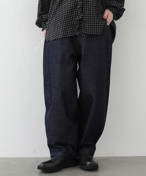 JOURNAL STANDARD LUXE（ジャーナルスタンダード　ラックス）の「13.8OZデニム ワーク5PK（デニムパンツ・レディース・ネイビー・SMALL/MEDIUM）」の9枚目の写真