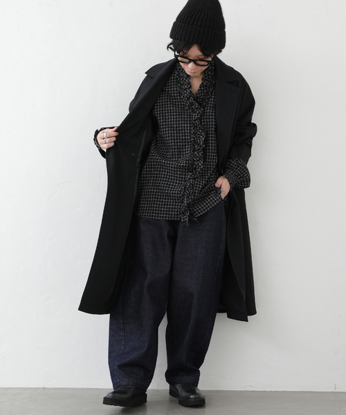 JOURNAL STANDARD LUXE（ジャーナルスタンダード　ラックス）の「13.8OZデニム ワーク5PK（デニムパンツ・レディース・ネイビー・SMALL/MEDIUM）」の10枚目の写真