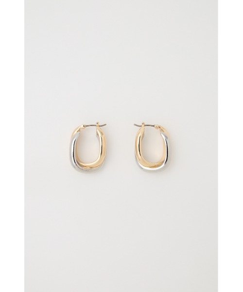 MOUSSY（マウジー）の「DUAL HOOP ピアス（ピアス（両耳用）・レディース・マルチ/ゴールド・FREE）」の2枚目の写真