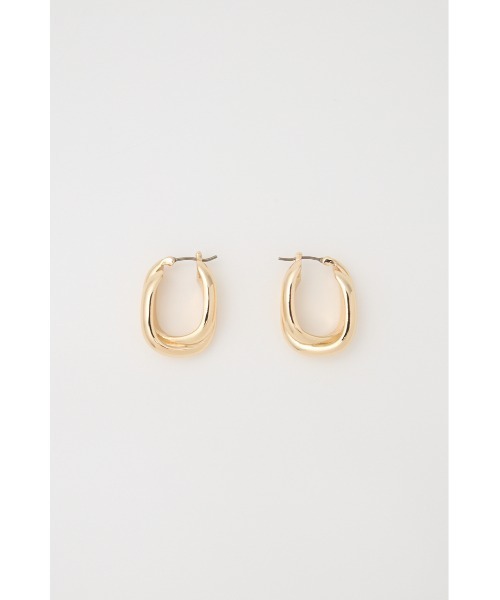 MOUSSY（マウジー）の「DUAL HOOP ピアス（ピアス（両耳用）・レディース・マルチ/ゴールド・FREE）」の3枚目の写真