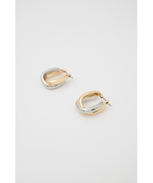 MOUSSY（マウジー）の「DUAL HOOP ピアス（ピアス（両耳用）・レディース・マルチ/ゴールド・FREE）」の9枚目の写真