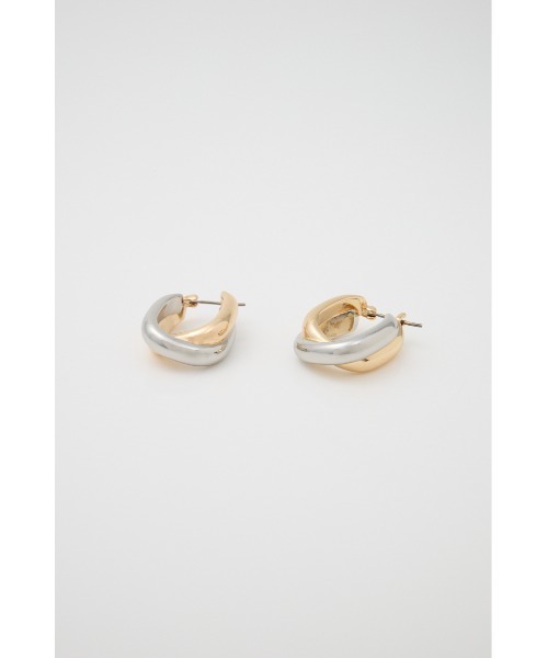 MOUSSY（マウジー）の「DUAL HOOP ピアス（ピアス（両耳用）・レディース・マルチ/ゴールド・FREE）」の10枚目の写真