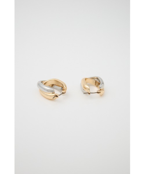 MOUSSY（マウジー）の「DUAL HOOP ピアス（ピアス（両耳用）・レディース・マルチ/ゴールド・FREE）」の11枚目の写真