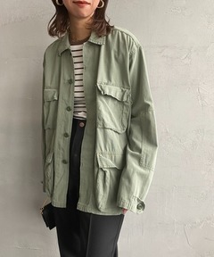 リップストップミリタリーブルゾン（ミリタリージャケット