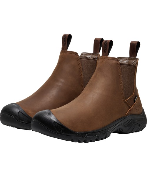KEEN(キーン)の「ANCHORAGE BOOT IV WP / アンカレッジ ブーツ フォー ウォータープルーフ / メンズ 防水ウィンターブーツ(ブーツ・メンズ・ブラウン・25cm/25.5cm/26cm/26.5cm/27cm/27.5cm/28cm/28.5cm/29cm/30cm)」の4枚目の写真
