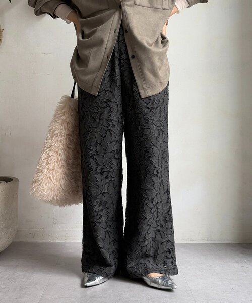 ピグメントレースパンツ（その他パンツ）｜DouDou（ドゥドゥ）の