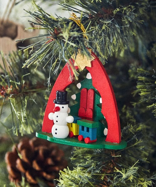 セール】ウッドミニチュアオーナメント [CHRISTMAS 2025]（インテリア
