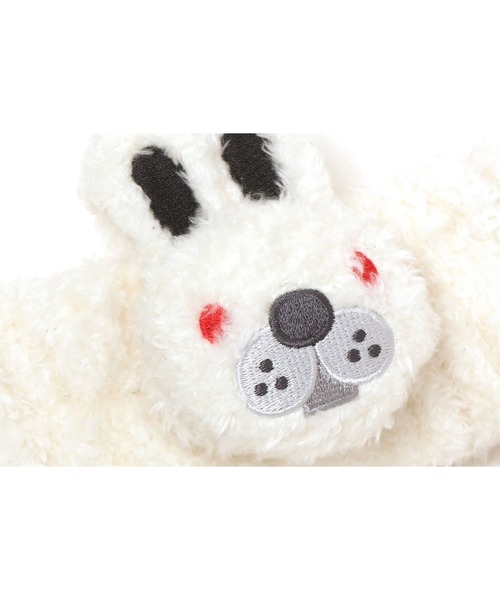 A BATHING APE（アベイシングエイプ）の「BABY DOPPY & BABY CORE FURRY HEADBAND（ヘアバンド・レディース・オレンジ/ホワイト・FREE）」の5枚目の写真