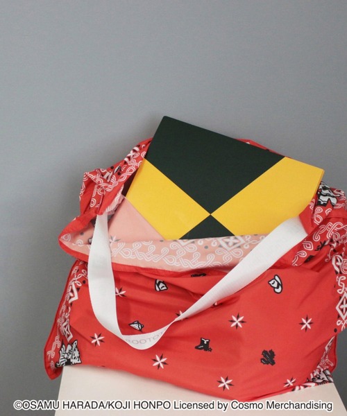 OSAMU GOODS(オサムグッズ)の「OSAMU GOODS(オサムグッズ)×ROOTOTE OE.ROOTOTE TABLO50.OSAMU-A(トートバッグ・レディース・レッド/サックスブルー/ミント・FREE)」の12枚目の写真