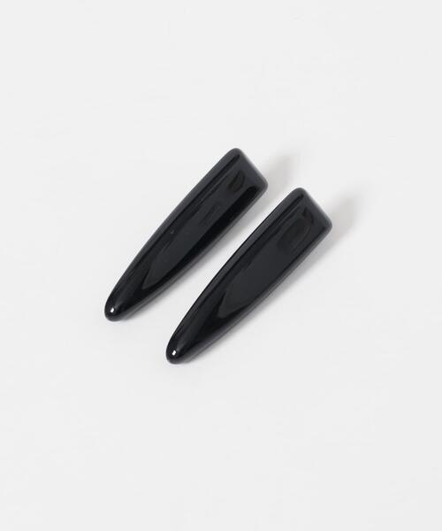 URBAN RESEARCH(アーバンリサーチ)の「decor『デコール』 2P Wide hair clip(バレッタ/ヘアクリップ・レディース・アイボリー/ブラック・-)」の4枚目の写真