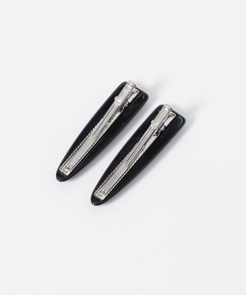 URBAN RESEARCH(アーバンリサーチ)の「decor『デコール』 2P Wide hair clip(バレッタ/ヘアクリップ・レディース・アイボリー/ブラック・-)」の5枚目の写真