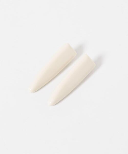 URBAN RESEARCH(アーバンリサーチ)の「decor『デコール』 2P Wide hair clip(バレッタ/ヘアクリップ・レディース・アイボリー/ブラック・-)」の8枚目の写真