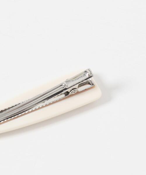 URBAN RESEARCH(アーバンリサーチ)の「decor『デコール』 2P Wide hair clip(バレッタ/ヘアクリップ・レディース・アイボリー/ブラック・-)」の9枚目の写真