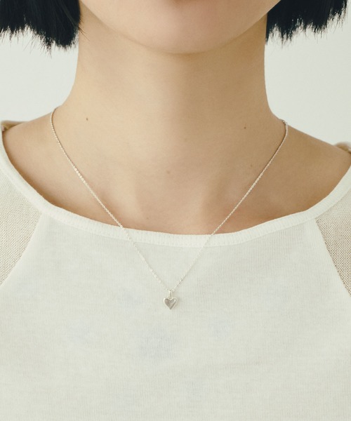 TEN.（テン）の「SILVER925 タイニーハートネックレス（ネックレス・レディース・シルバー・FREE）」の3枚目の写真