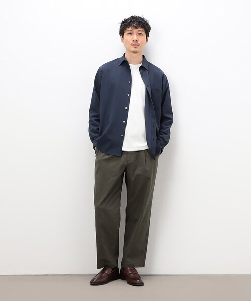 COMME CA ISM(コムサイズム)の「モールジャガードTシャツ(Tシャツ/カットソー・メンズ・ホワイト/ブラック・LARGE/MEDIUM)」の10枚目の写真