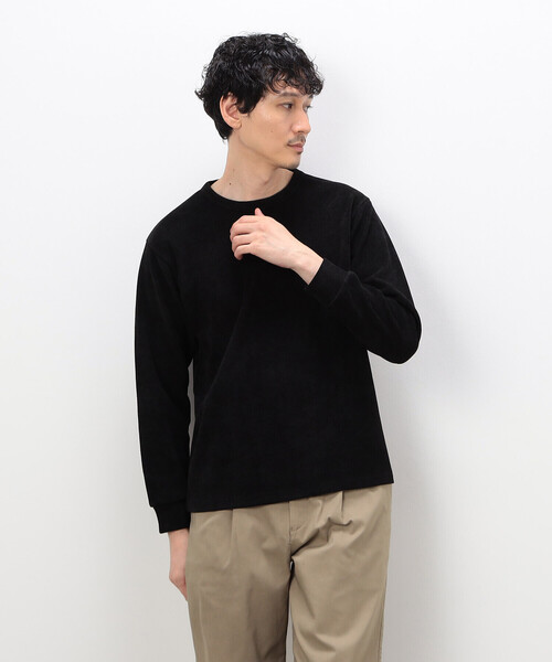 COMME CA ISM(コムサイズム)の「モールジャガードTシャツ(Tシャツ/カットソー・メンズ・ホワイト/ブラック・LARGE/MEDIUM)」の14枚目の写真