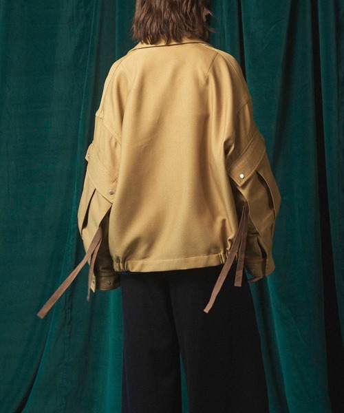 MAISON SPECIAL(メゾンスペシャル)の「《UNISEX》Prime-Over Cargo Big Poket Shirt Blouson/プライムオーバーカーゴビッグポケットシャツブルゾン【MAISON SPECIAL/メゾンスペシャル】(ブルゾン・メンズ・ベージュ/ブラック/オフホワイト・2/1)」の9枚目の写真