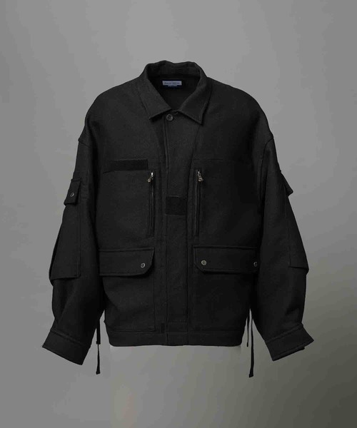 MAISON SPECIAL(メゾンスペシャル)の「《UNISEX》Prime-Over Cargo Big Poket Shirt Blouson/プライムオーバーカーゴビッグポケットシャツブルゾン【MAISON SPECIAL/メゾンスペシャル】(ブルゾン・メンズ・ベージュ/ブラック/オフホワイト・2/1)」の11枚目の写真
