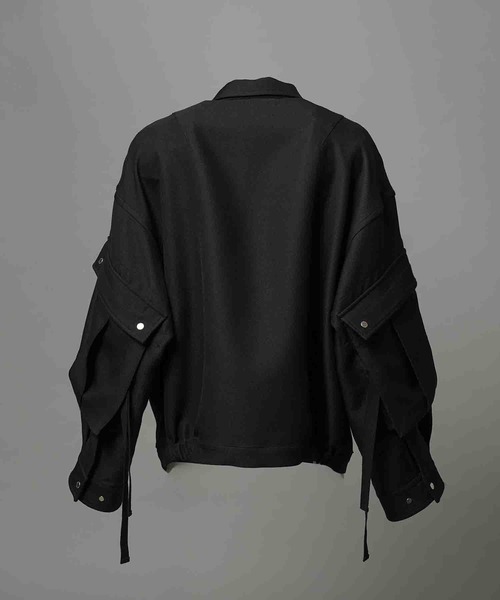 MAISON SPECIAL(メゾンスペシャル)の「《UNISEX》Prime-Over Cargo Big Poket Shirt Blouson/プライムオーバーカーゴビッグポケットシャツブルゾン【MAISON SPECIAL/メゾンスペシャル】(ブルゾン・メンズ・ベージュ/ブラック/オフホワイト・2/1)」の13枚目の写真