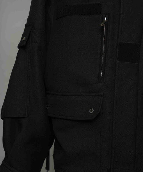 MAISON SPECIAL(メゾンスペシャル)の「《UNISEX》Prime-Over Cargo Big Poket Shirt Blouson/プライムオーバーカーゴビッグポケットシャツブルゾン【MAISON SPECIAL/メゾンスペシャル】(ブルゾン・メンズ・ベージュ/ブラック/オフホワイト・2/1)」の18枚目の写真