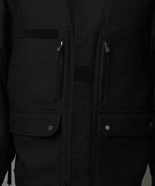MAISON SPECIAL(メゾンスペシャル)の「《UNISEX》Prime-Over Cargo Big Poket Shirt Blouson/プライムオーバーカーゴビッグポケットシャツブルゾン【MAISON SPECIAL/メゾンスペシャル】(ブルゾン・メンズ・ベージュ/ブラック/オフホワイト・2/1)」の19枚目の写真
