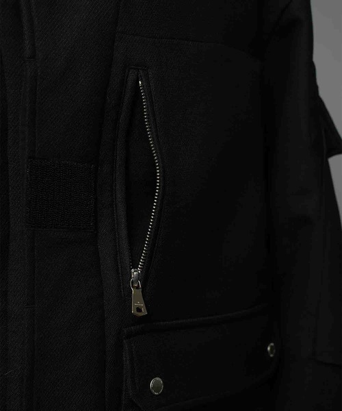MAISON SPECIAL(メゾンスペシャル)の「《UNISEX》Prime-Over Cargo Big Poket Shirt Blouson/プライムオーバーカーゴビッグポケットシャツブルゾン【MAISON SPECIAL/メゾンスペシャル】(ブルゾン・メンズ・ベージュ/ブラック/オフホワイト・2/1)」の16枚目の写真
