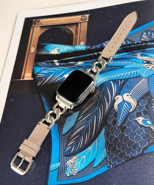 MAISON SELECT(メゾンセレクト)の「10D18-MZ Apple Watch Band(デジタル腕時計・レディース・ブラック/シルバー/ブラウン・38/41)」の3枚目の写真