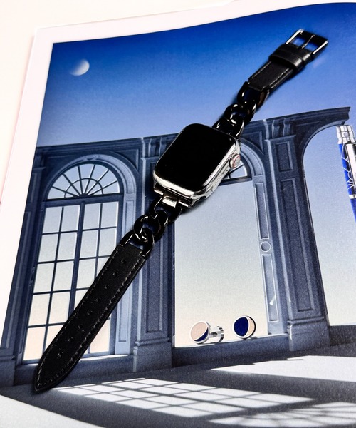 MAISON SELECT(メゾンセレクト)の「10D18-MZ Apple Watch Band(デジタル腕時計・レディース・ブラック/シルバー/ブラウン・38/41)」の12枚目の写真