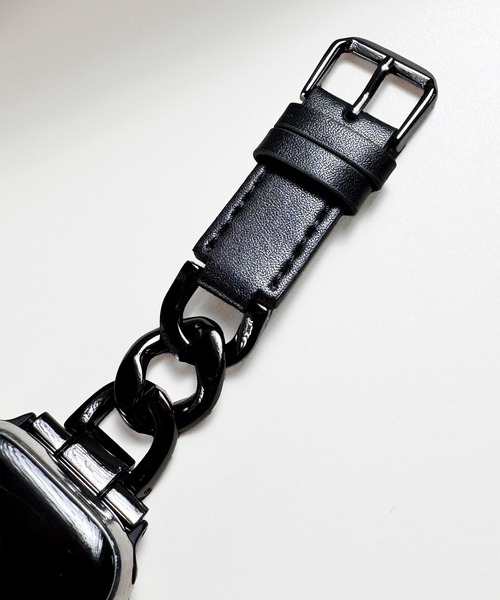 MAISON SELECT(メゾンセレクト)の「10D18-MZ Apple Watch Band(デジタル腕時計・レディース・ブラック/シルバー/ブラウン・38/41)」の13枚目の写真