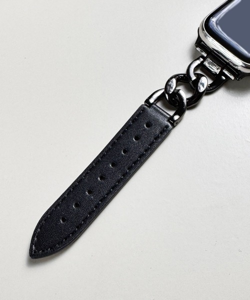 MAISON SELECT(メゾンセレクト)の「10D18-MZ Apple Watch Band(デジタル腕時計・レディース・ブラック/シルバー/ブラウン・38/41)」の14枚目の写真