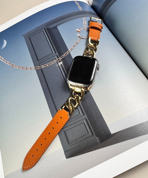 MAISON SELECT(メゾンセレクト)の「10D18-MZ Apple Watch Band(デジタル腕時計・レディース・ブラック/シルバー/ブラウン・38/41)」の16枚目の写真