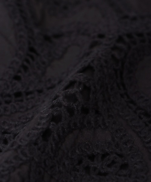 Jines(ジネス)の「レース刺繍ワイドパンツ(その他パンツ・レディース・ブラック/ホワイト・38)」の15枚目の写真