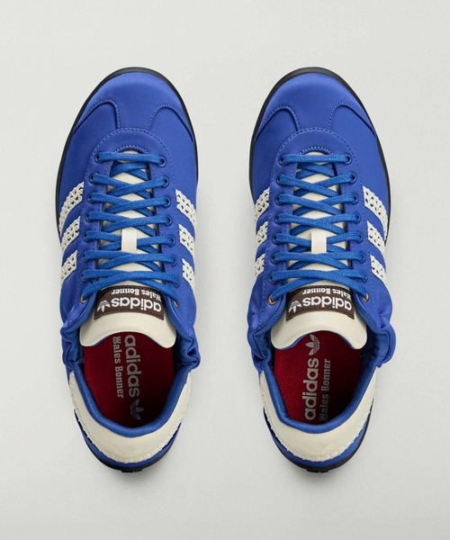 【新品】adidasウェールズ・ボナーKARINTHA LO サテンシューズ 青 adidas Originals by Wales Bonner Karintha Loサテンシューズ