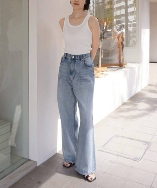 TODAYFUL(トゥデイフル)の「TODAYFUL Cary’s Denim/12611404(デニムパンツ・レディース・サックスブルー・25/24/23)」の18枚目の写真