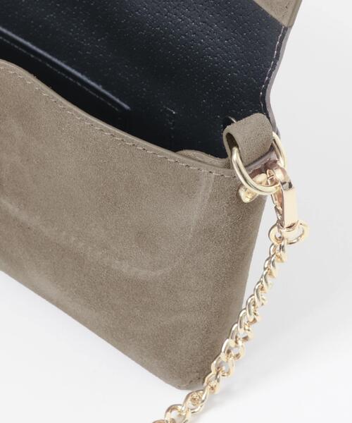 URBAN RESEARCH ROSSO WOMEN（アーバンリサーチ　ロッソ）の「AULENTTI　スエードチェーンBAG（ショルダーバッグ・レディース・ブラウン/ベージュ・FREE）」の6枚目の写真