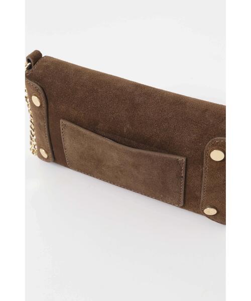 URBAN RESEARCH ROSSO WOMEN（アーバンリサーチ　ロッソ）の「AULENTTI　スエードチェーンBAG（ショルダーバッグ・レディース・ブラウン/ベージュ・FREE）」の12枚目の写真