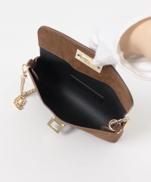 URBAN RESEARCH ROSSO WOMEN（アーバンリサーチ　ロッソ）の「AULENTTI　スエードチェーンBAG（ショルダーバッグ・レディース・ブラウン/ベージュ・FREE）」の13枚目の写真