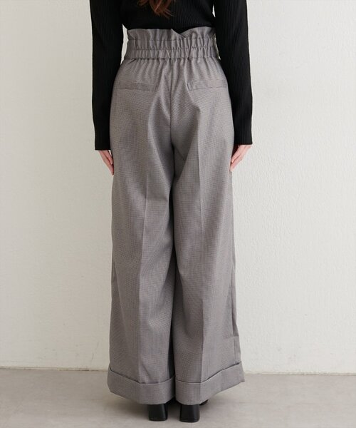 natural couture（ナチュラルクチュール）の「フロントターンバックタックパンツ（スラックス・レディース・チャコールグレー/その他1/その他2・SMALL/MEDIUM）」の12枚目の写真