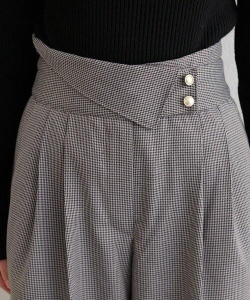 natural couture（ナチュラルクチュール）の「フロントターンバックタックパンツ（スラックス・レディース・チャコールグレー/その他1/その他2・SMALL/MEDIUM）」の13枚目の写真