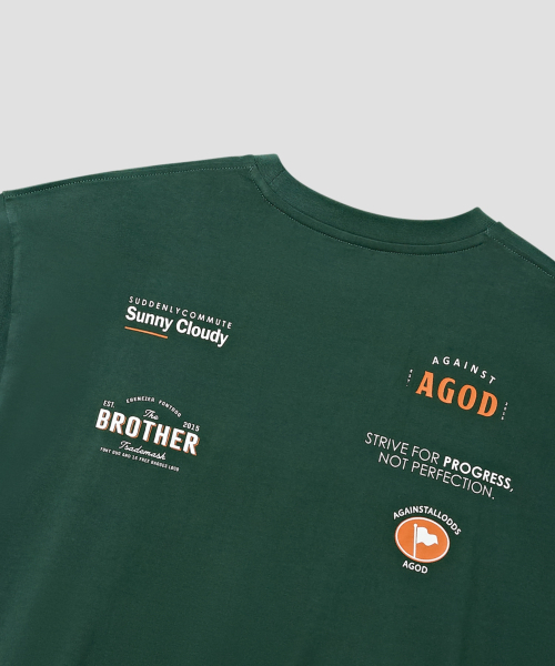 AGOD（エージーオーディー）の「レーシング半袖Tシャツ[ダークグリーン]（Tシャツ/カットソー・レディース・その他・SMALL/MEDIUM/LARGE）」の3枚目の写真
