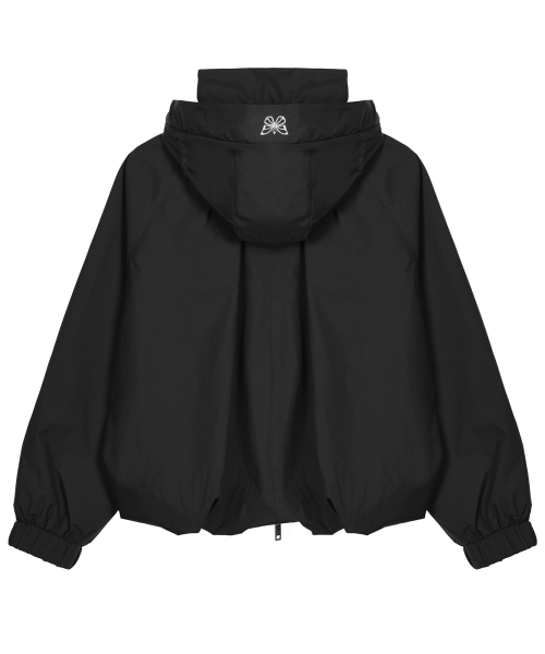 NICK&NICOLE(ニックアンドニコール)の「BALLOON SHIRRING HOOD JACKET_BLACK(ブルゾン・レディース・その他・FREE)」の5枚目の写真