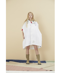 NOHANT（ノアン）の「NAME LABEL LONG WINDBREAKER WHITE（ナイロンジャケット）」